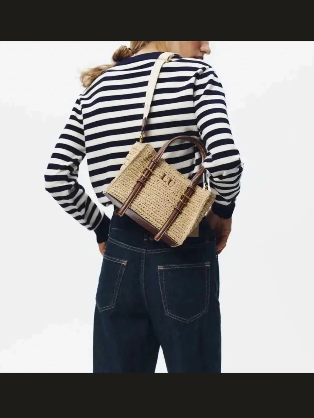 Zara- Mini Woven Tote
